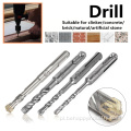 7PCS Hammer Drill Bits w metalowej skrzynce